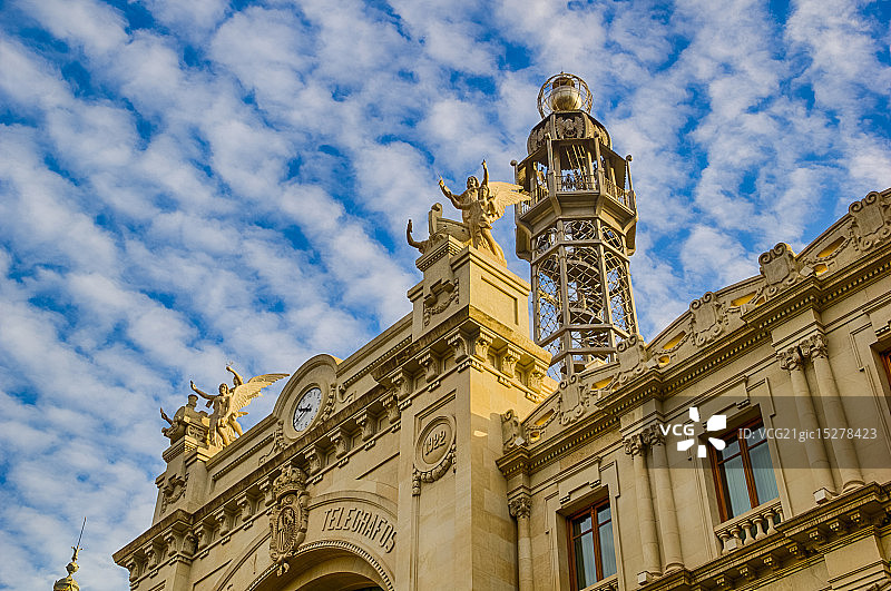 瓦伦西亚邮局图片素材