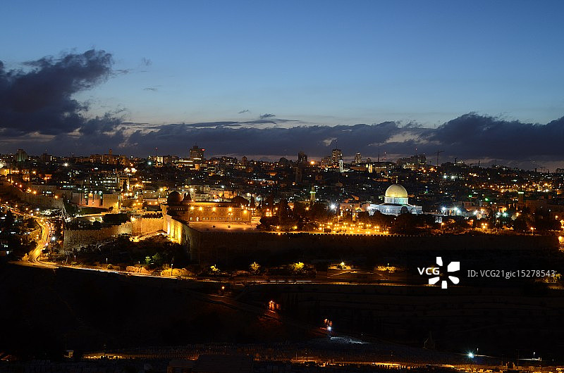 耶路撒冷之夜图片素材