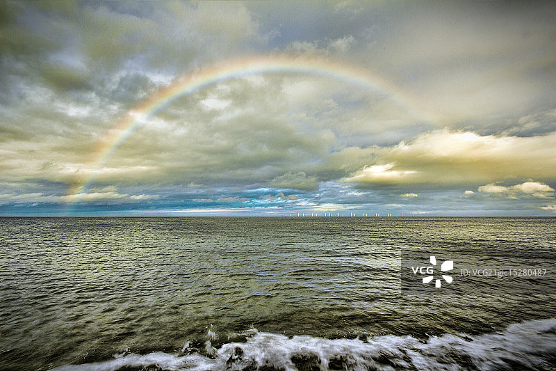 彩虹之上图片素材