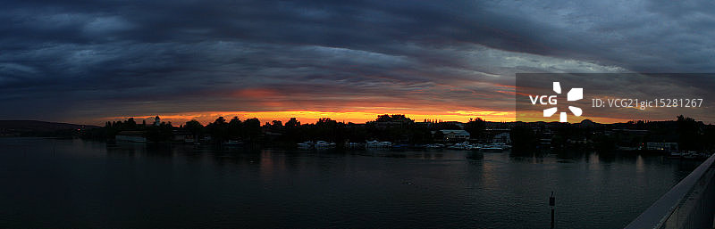 康斯坦茨的黄昏图片素材