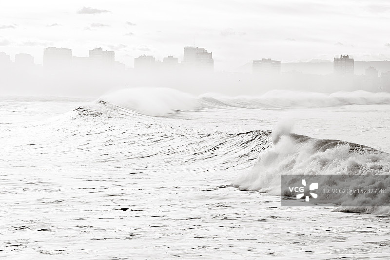 白色波浪图片素材