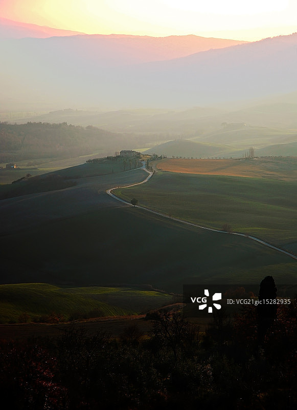 托斯卡纳的景观图片素材