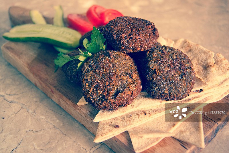 自制炸豆丸子图片素材