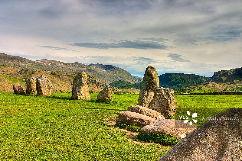 卡斯特里格石圈的神秘之地图片素材