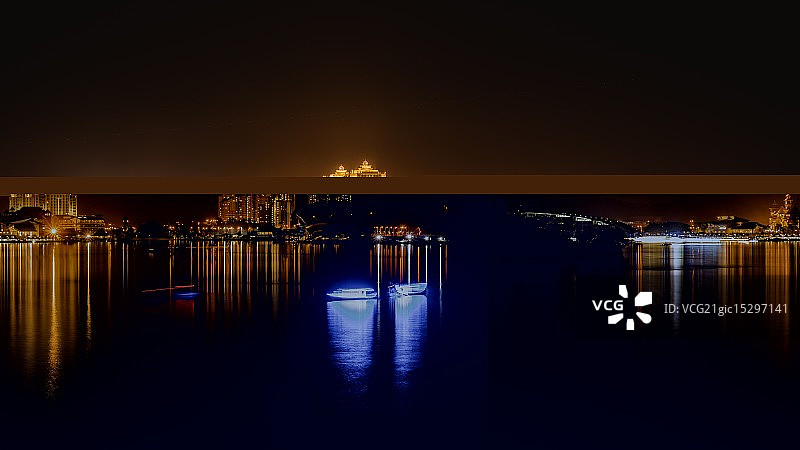 布城夜景图片素材