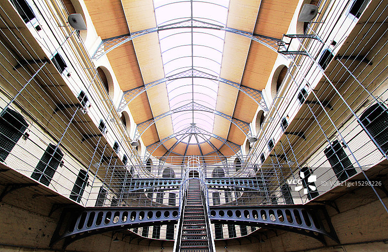 基尔梅纳姆监狱，都柏林，爱尔兰图片素材