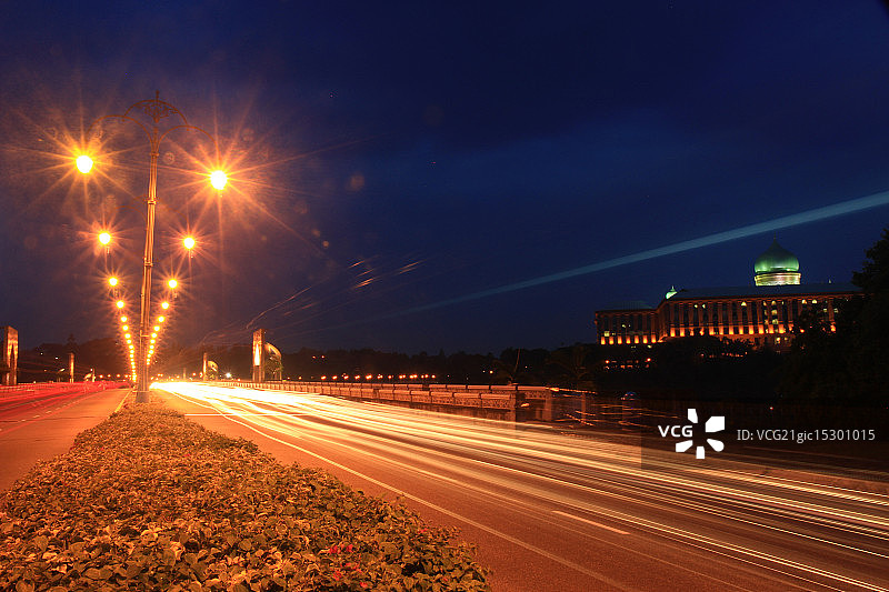 布特拉再也的黄昏图片素材