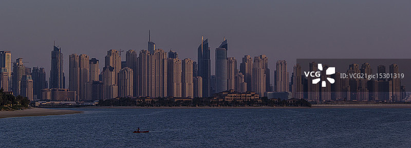 从棕榈岛看到的景色图片素材