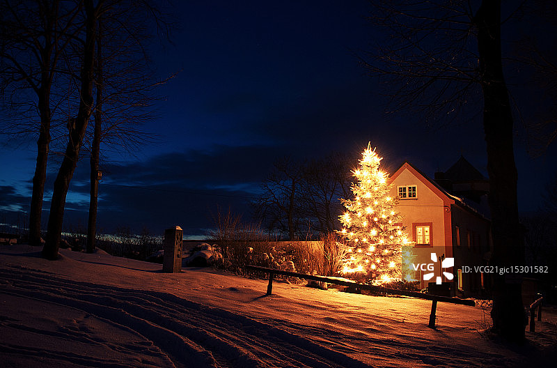 圣诞教堂图片素材