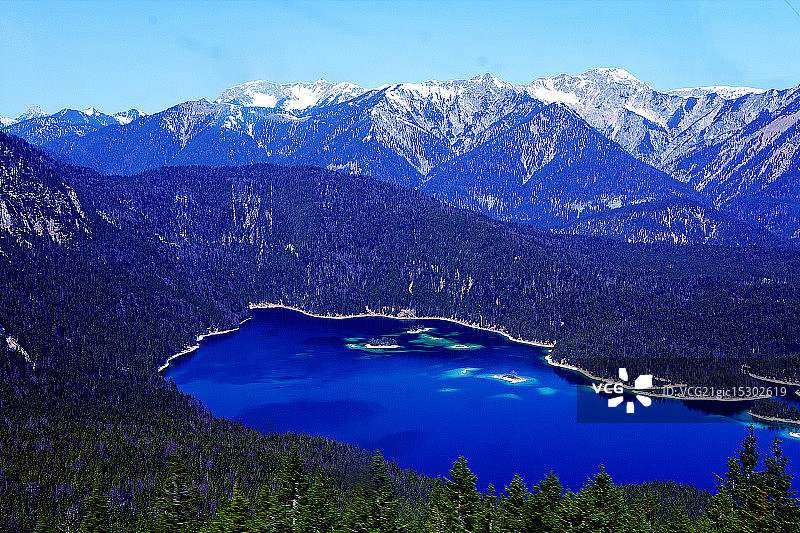 巴伐利亚州的埃布湖图片素材