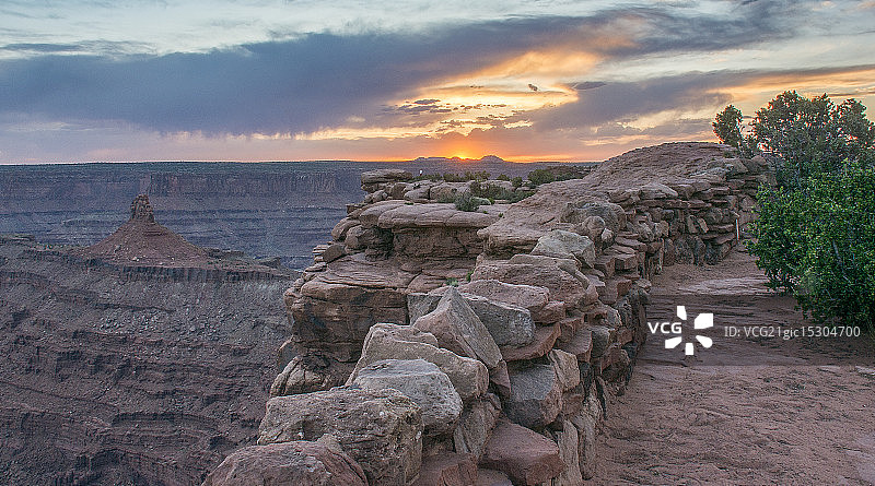 死马点日落图片素材