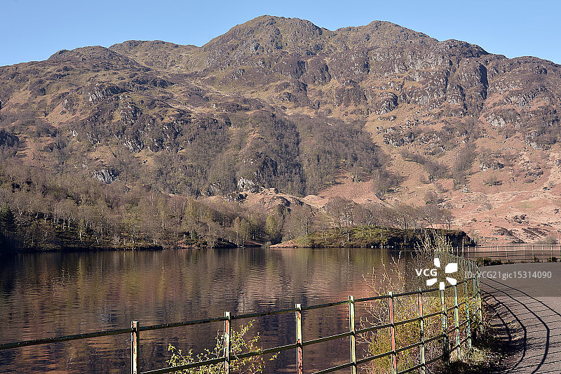 苏格兰特罗萨克斯的卡特琳湖图片素材