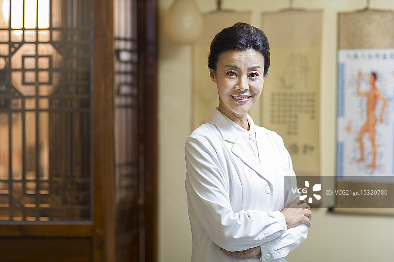 女中医肖像图片素材