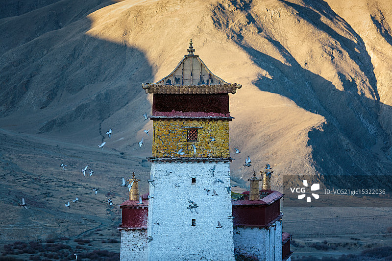 西藏雍布拉康图片素材
