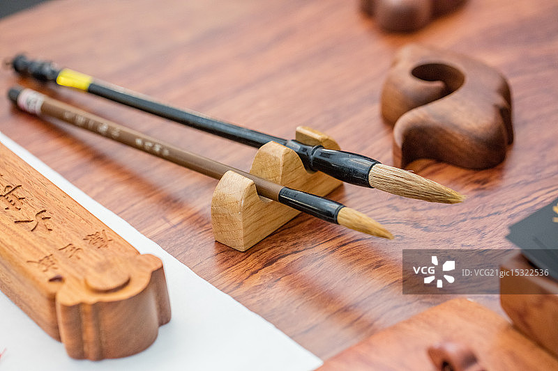 书房笔架图片素材