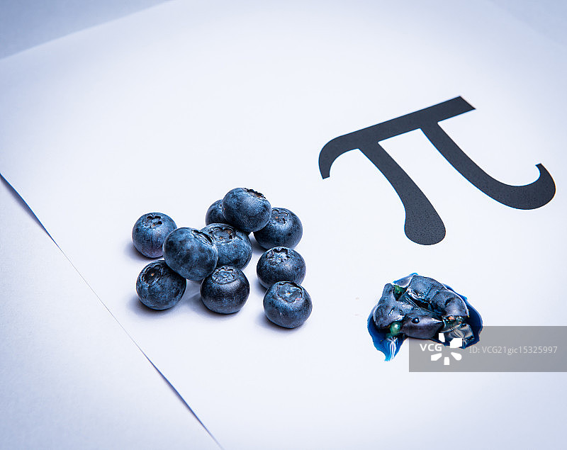 蓝莓派食谱图片素材
