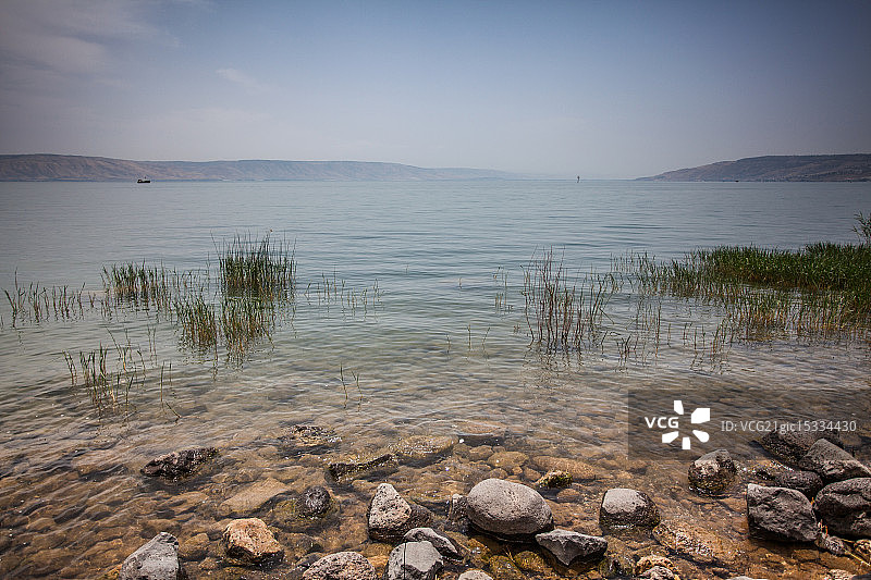 加利利海塔布加图片素材
