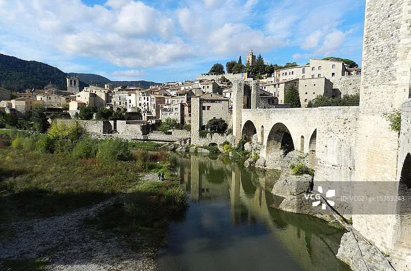贝萨卢小镇图片素材