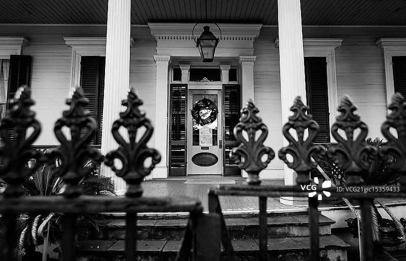 新奥尔良的花园门图片素材