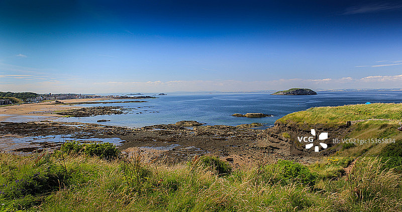 苏格兰福斯湾北贝里克风光图片素材