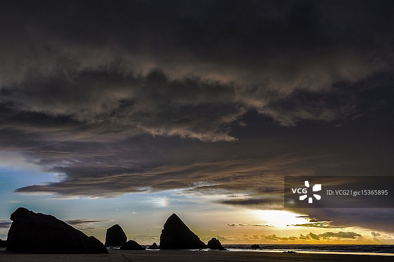 美国坎农海滩图片素材