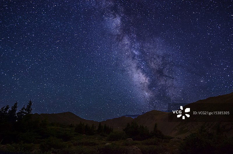 波莫罗伊湖的银河图片素材