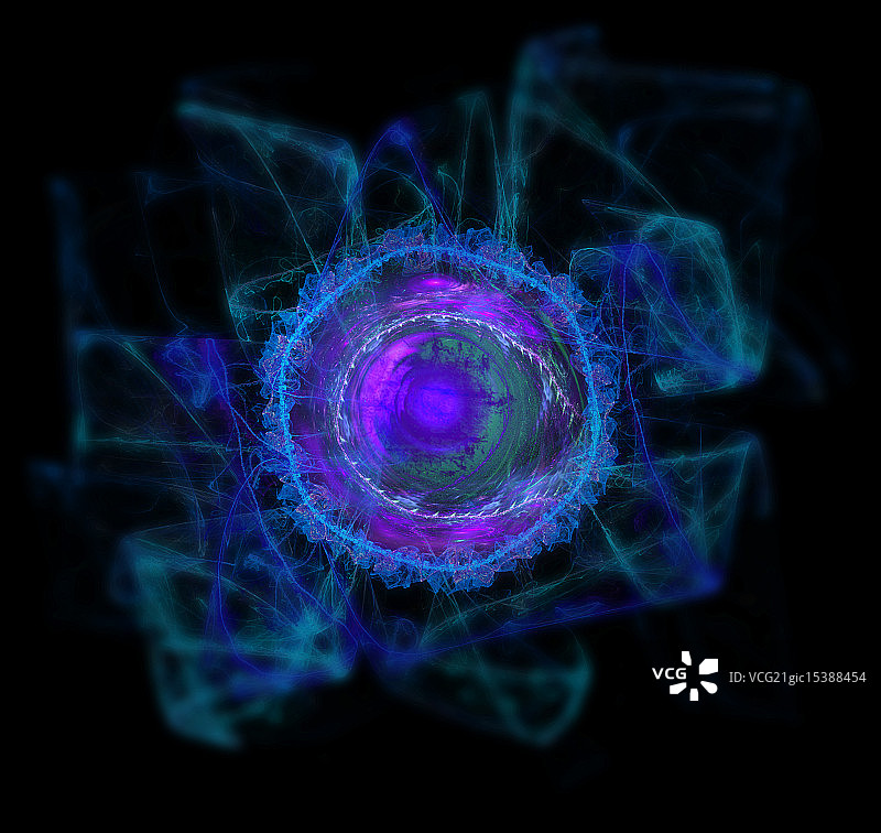 深海生物抽象图片素材