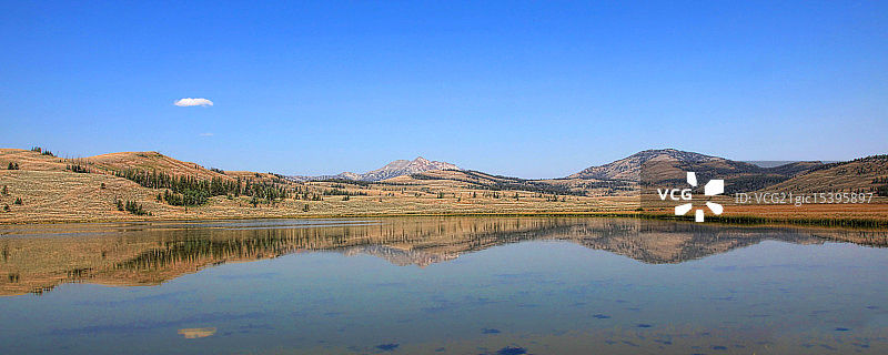 黄石国家公园全景图片素材