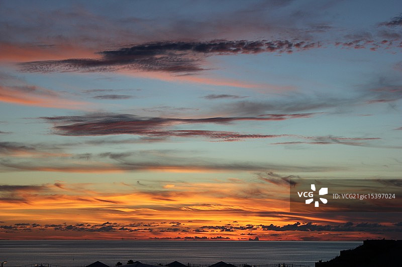 百慕大的日落图片素材