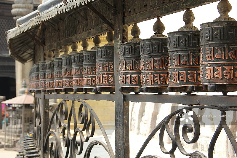 藏族转经筒图片素材