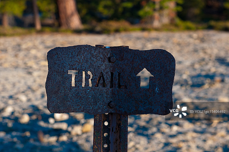 哨兵圆顶徒步小径图片素材