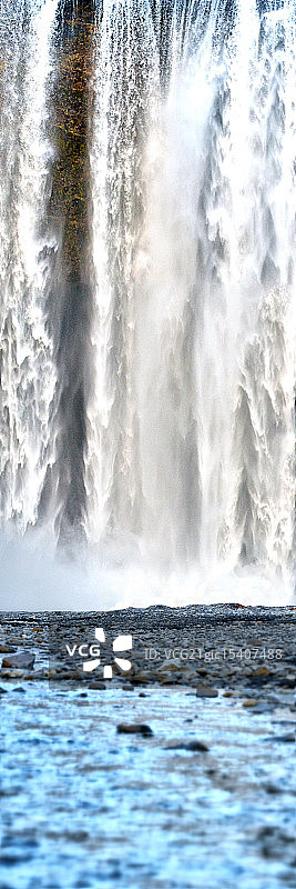 冰岛斯科加福斯瀑布图片素材