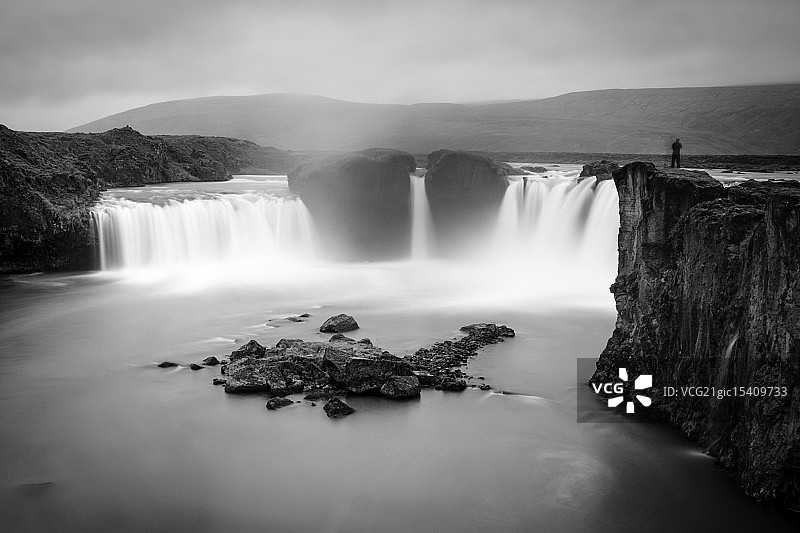 冰岛众神瀑布图片素材