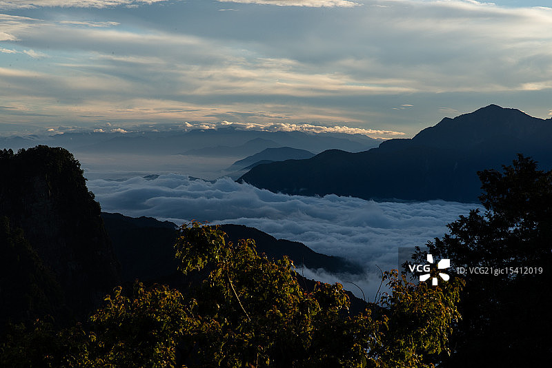 阿里山的云图片素材