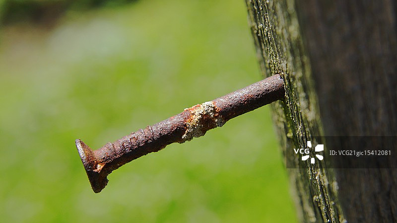 锈迹斑斑的钉子图片素材