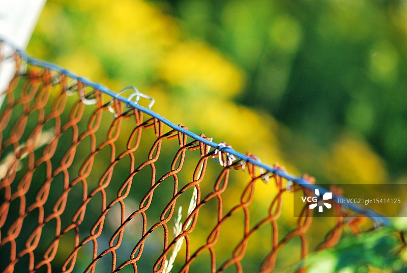 铁丝栅栏图片素材