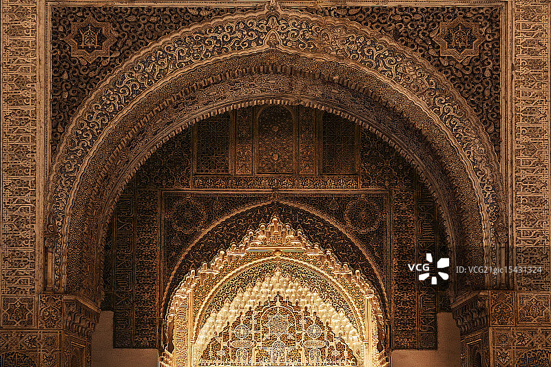 赫内拉利费宫的阿罕布拉宫图片素材