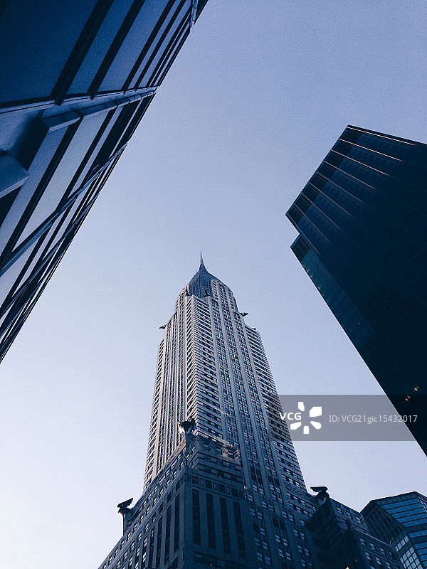 纽约克莱斯勒大厦图片素材