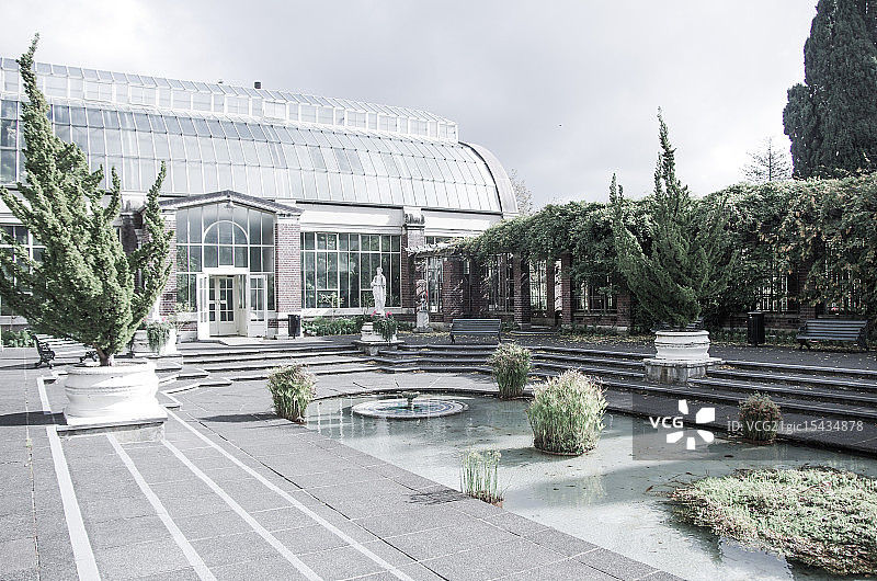 冬季花园图片素材