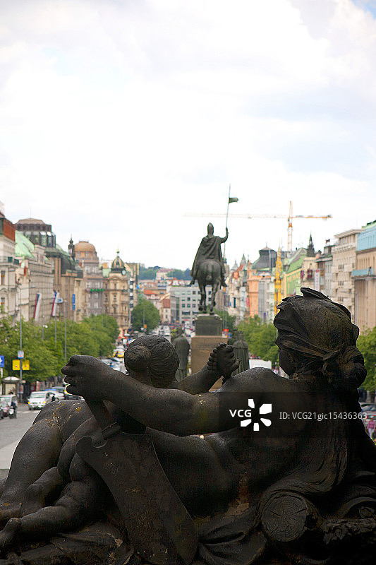 瓦茨拉夫广场图片素材