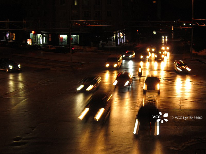 汽车灯光图片素材