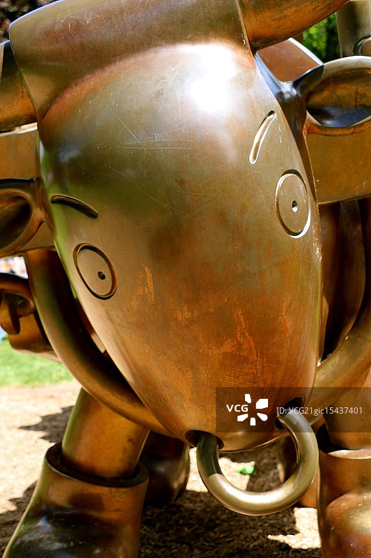 青铜牛图片素材