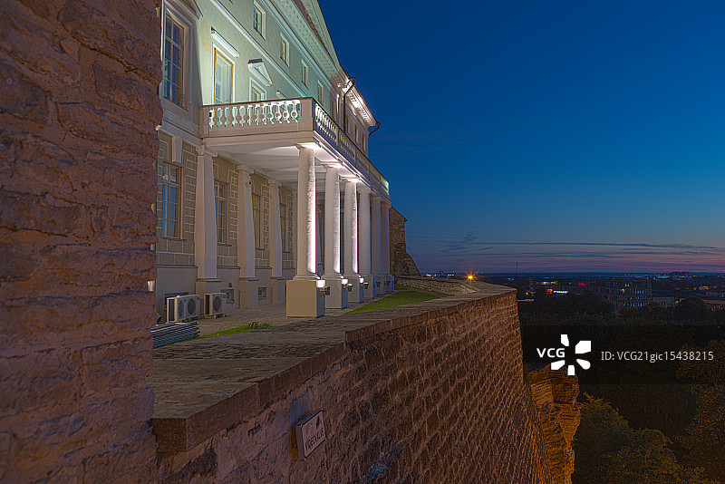 爱沙尼亚塔林的墙壁图片素材