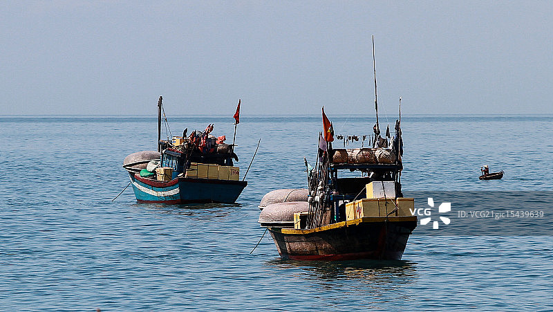 占婆岛的船只图片素材