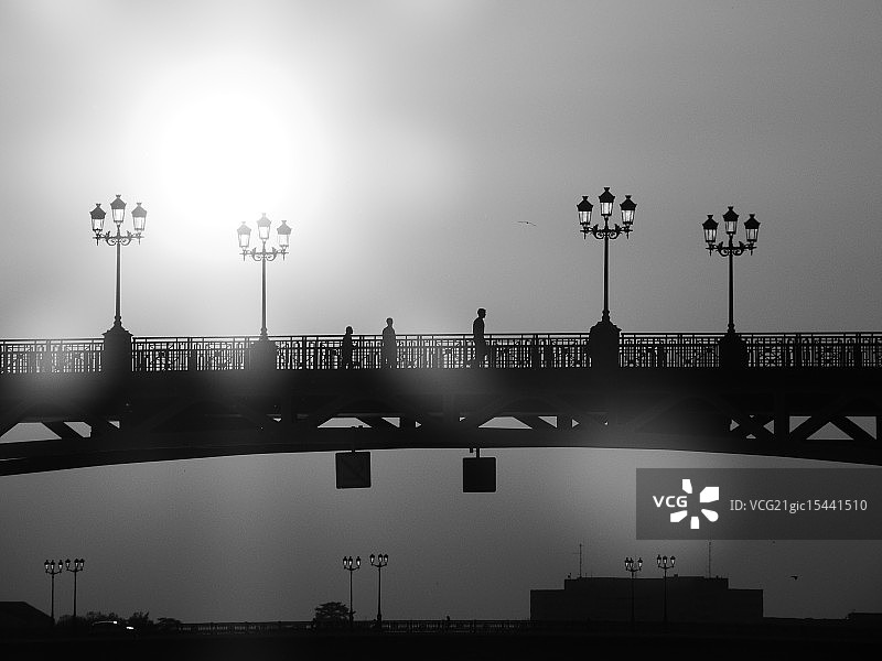 图卢兹日落图片素材