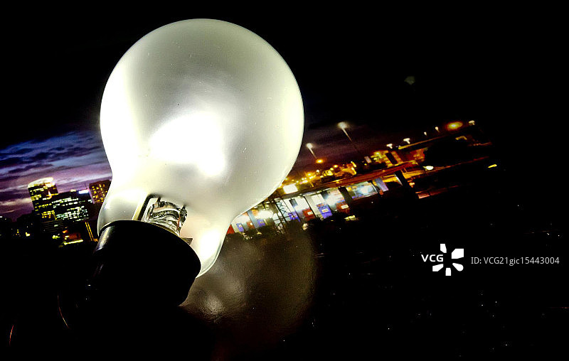 点亮城市图片素材