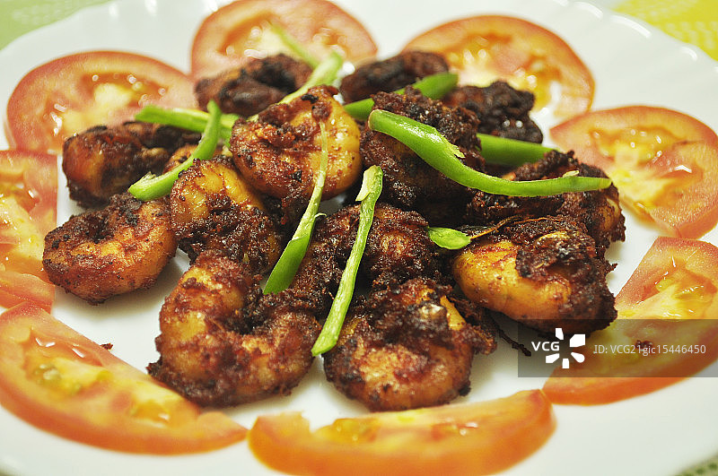 香脆麻辣虾图片素材