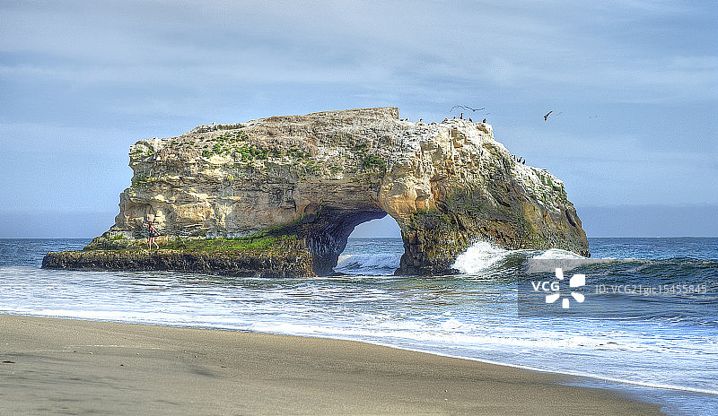 天然桥海滩图片素材