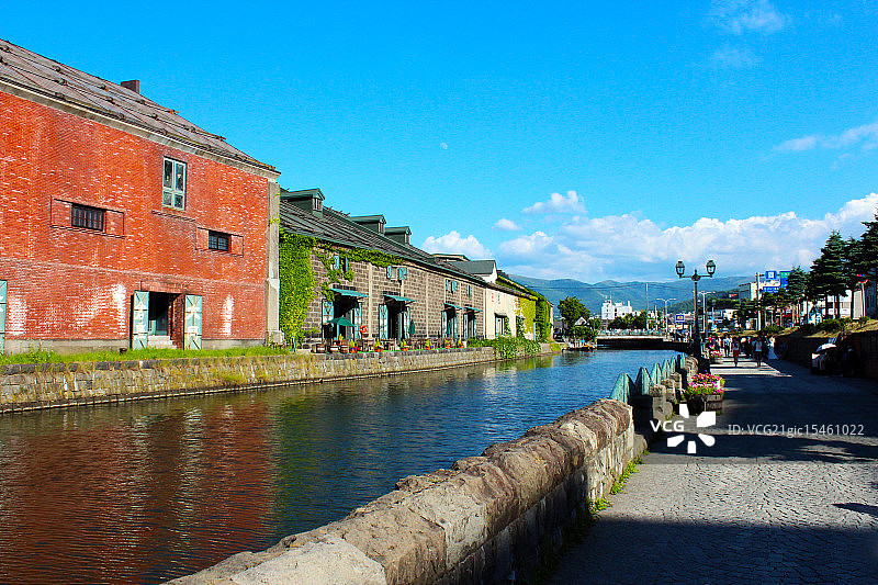 北海道小樽运河图片素材