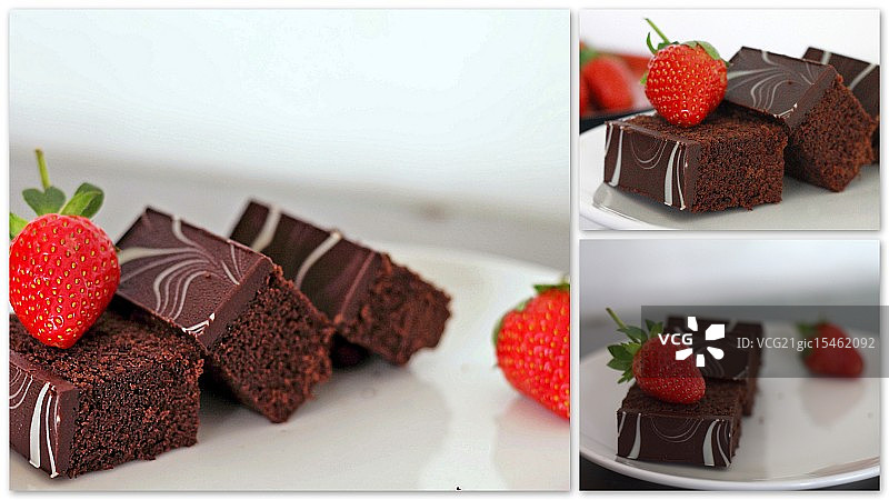 大理石纹布朗尼图片素材